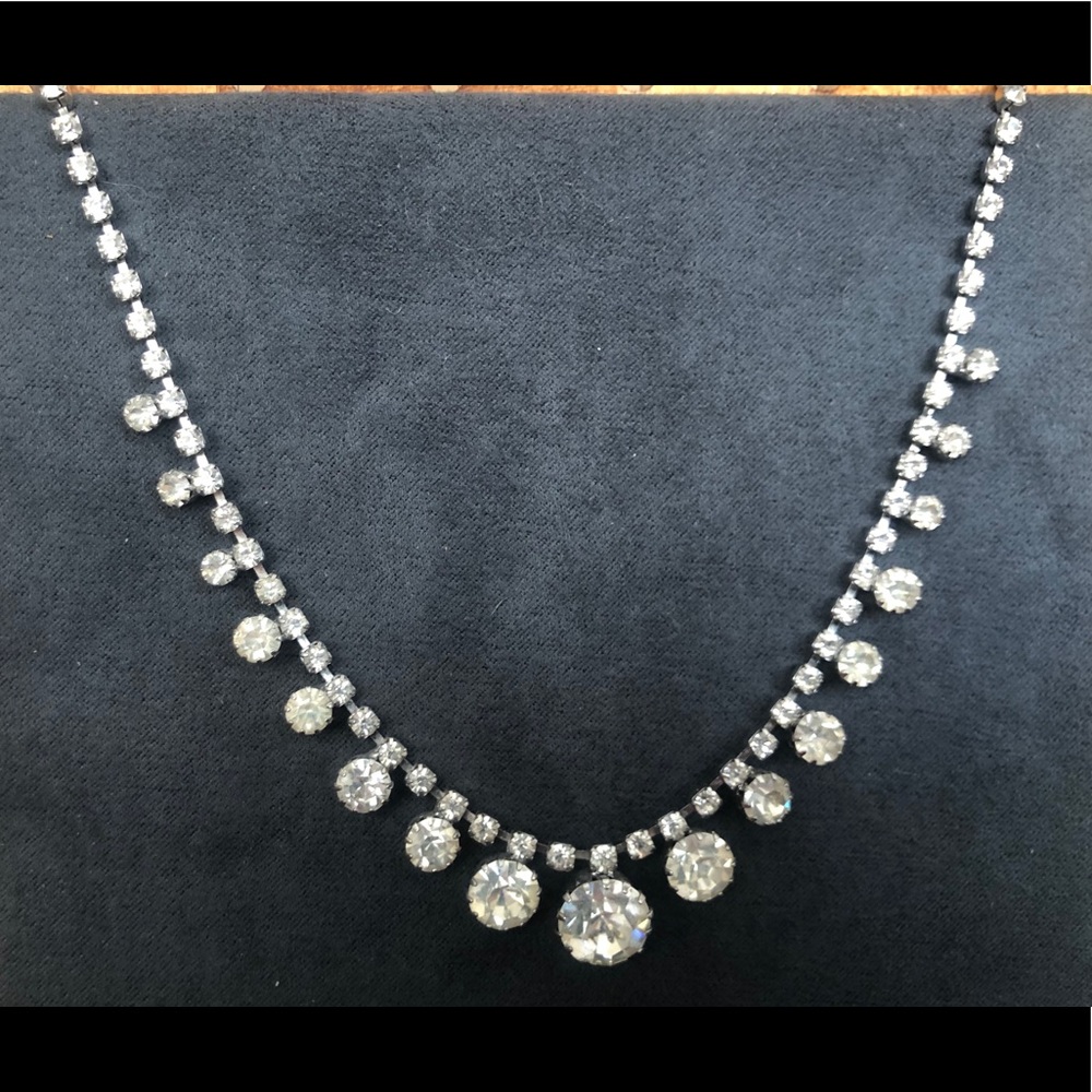 Stunning Vintage CZ Short Necklace
